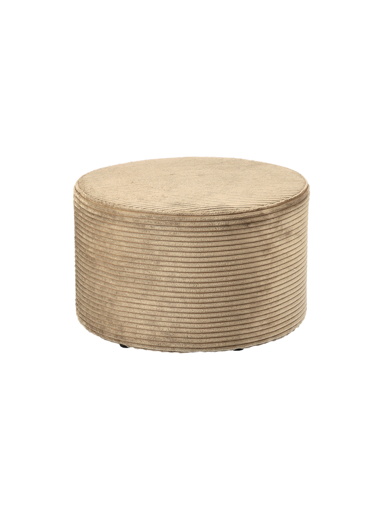 Corduroy pouffe