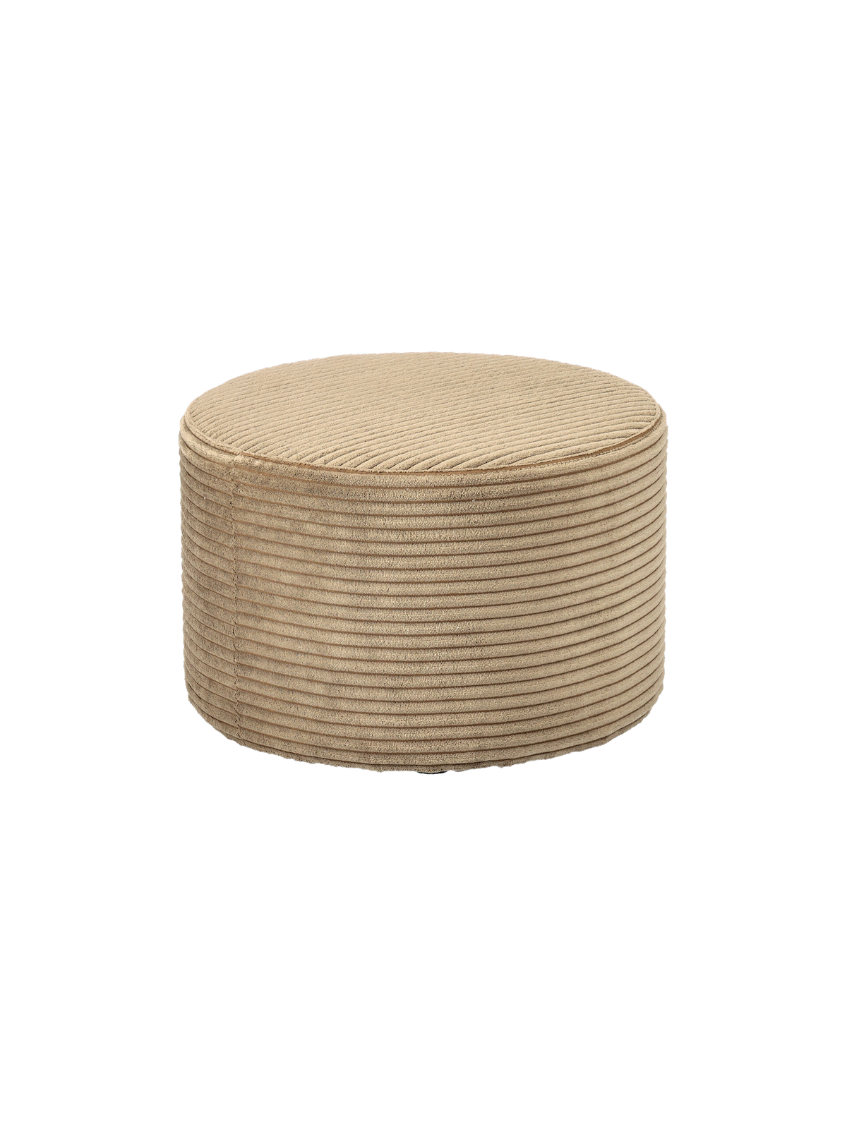 Corduroy pouffe