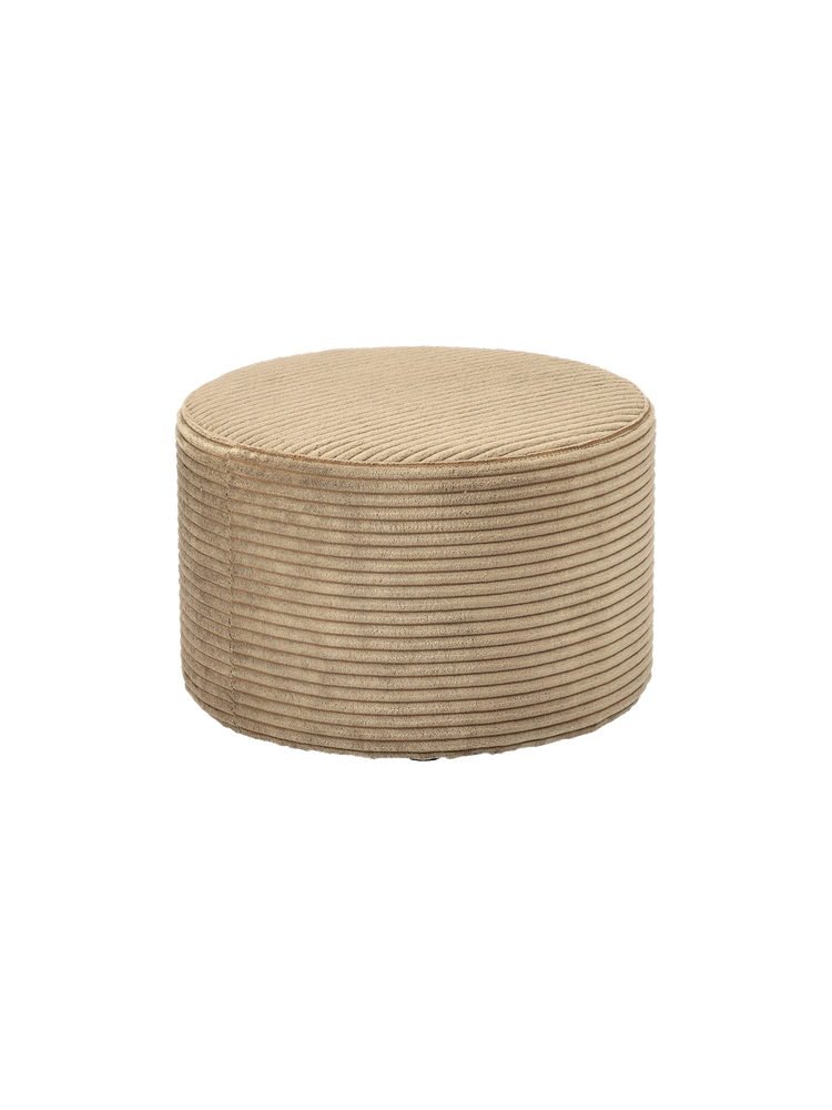Corduroy pouffe
