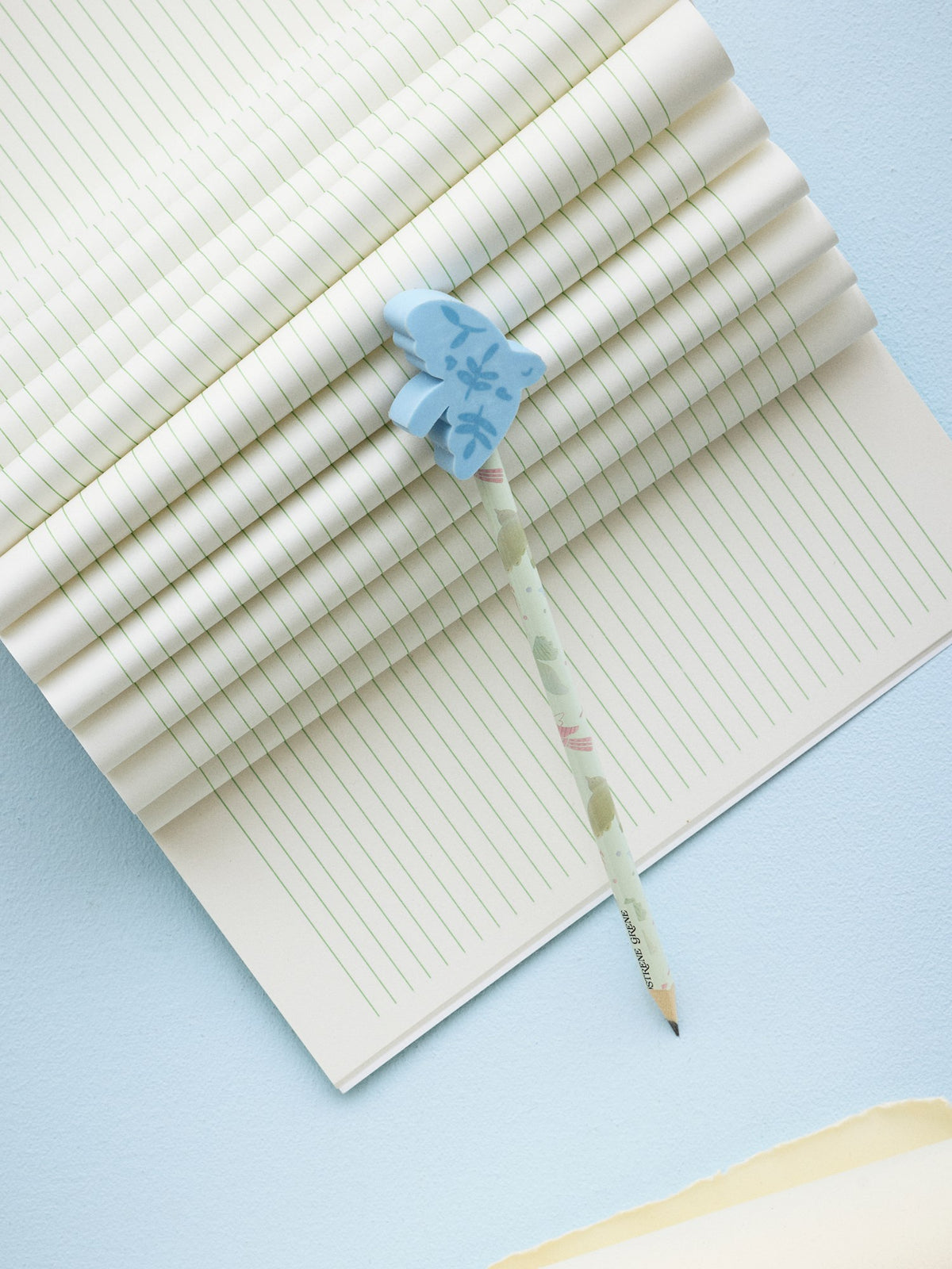 Pencil with bird topper