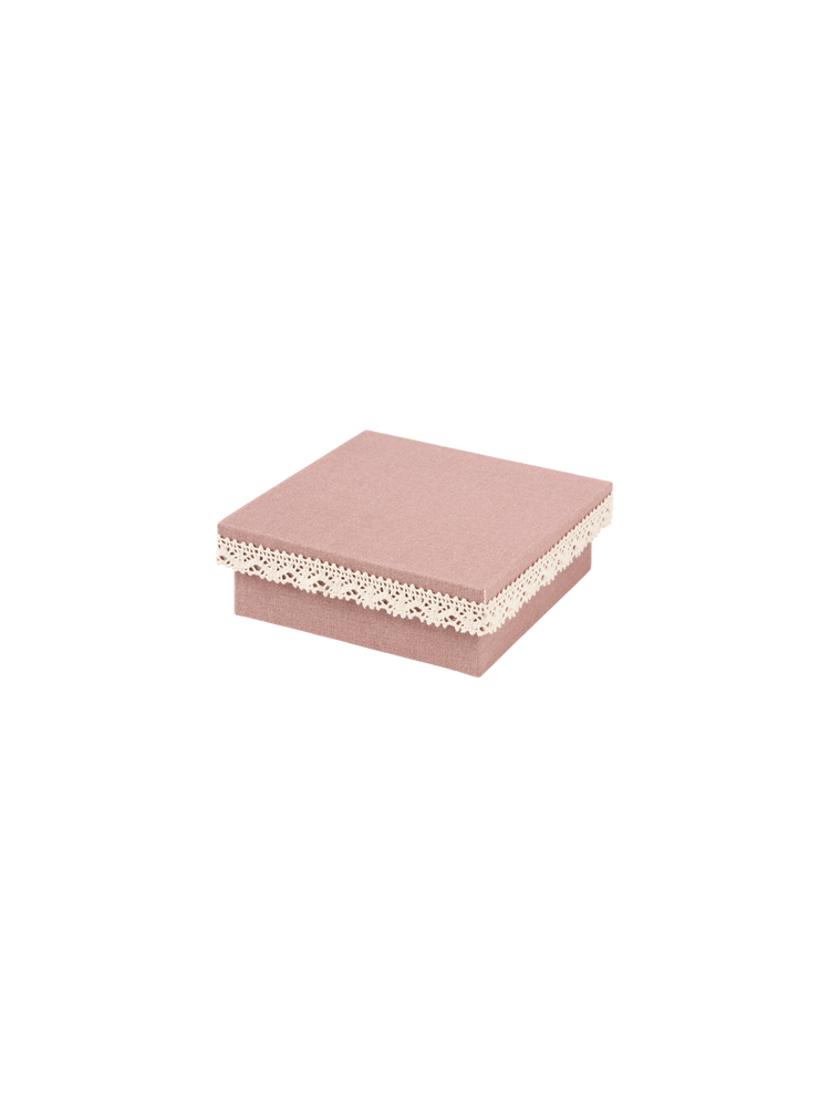 Storage box with lace