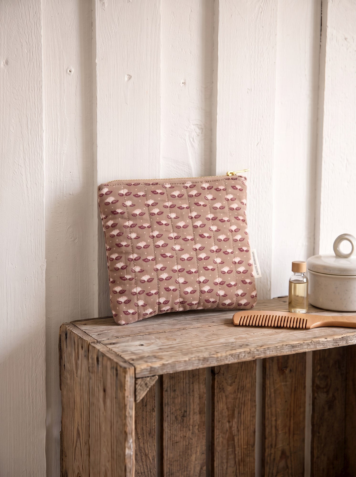 Quilted pouch