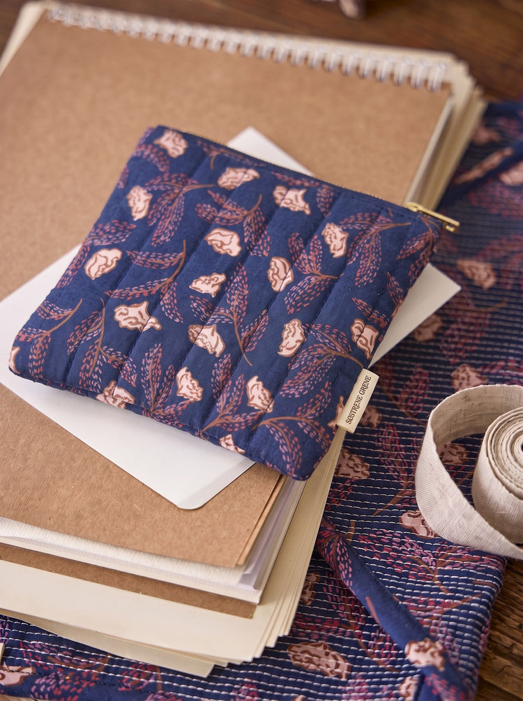 Quilted pouch