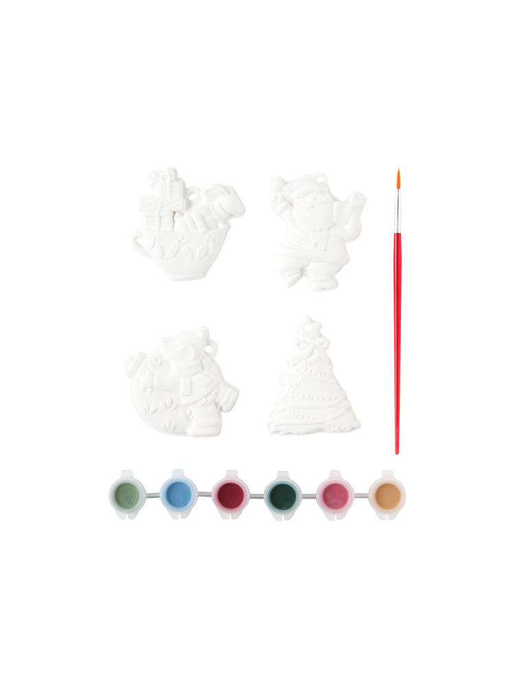 DIY Christmas plaster set