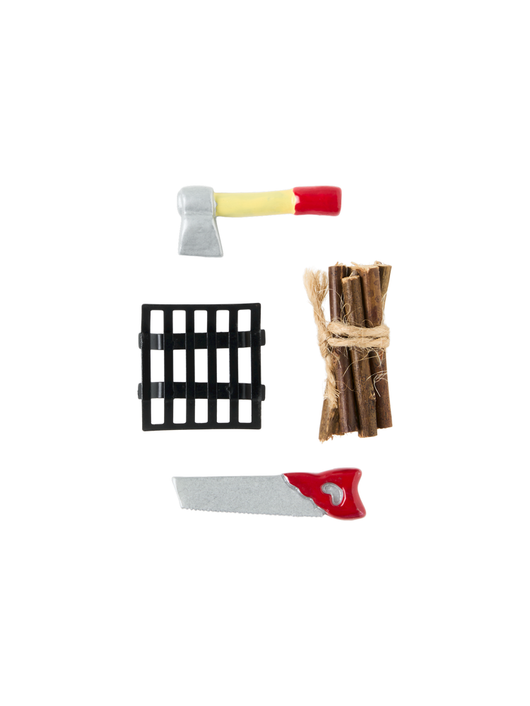 Miniature log set