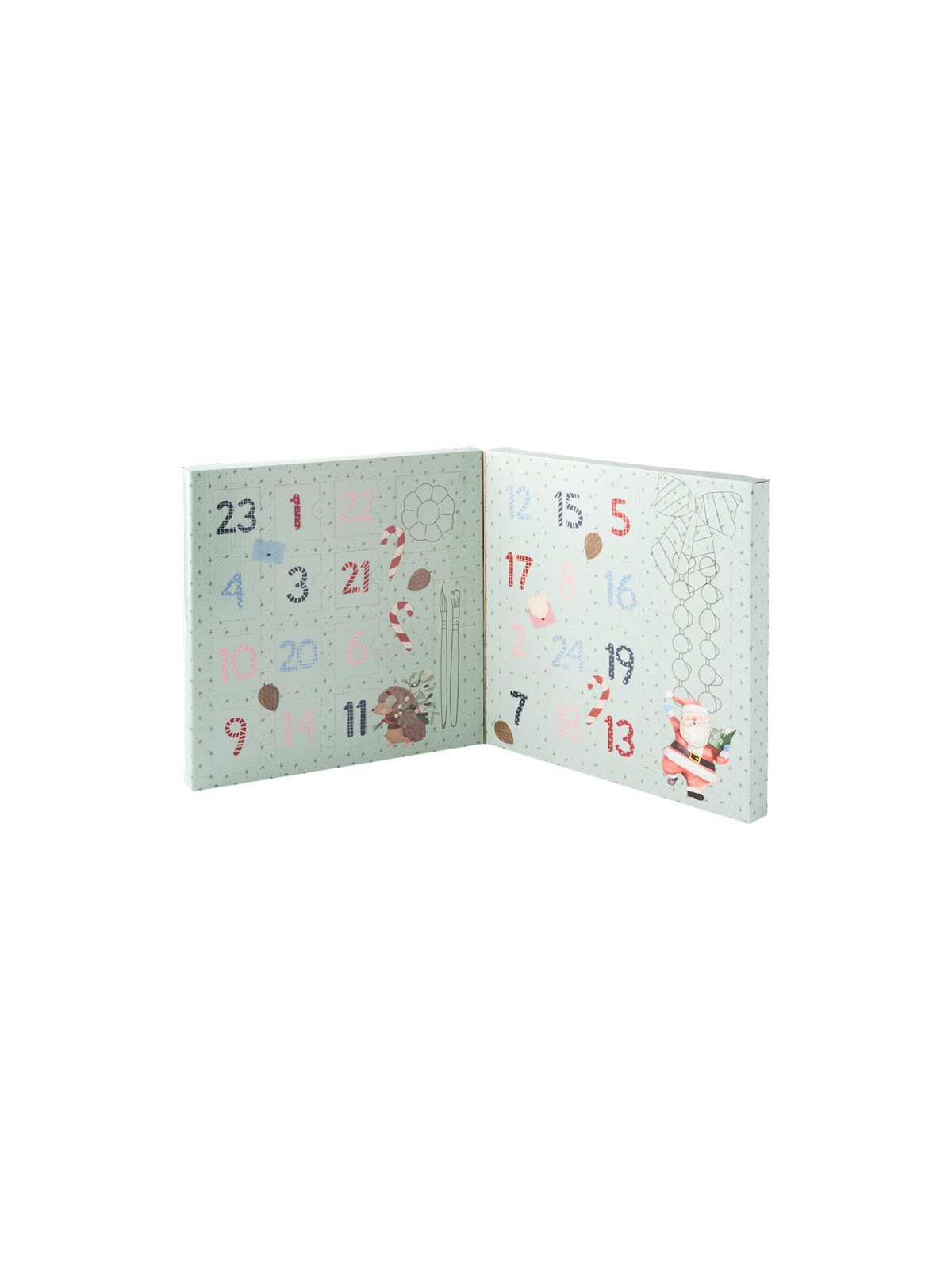 Advent calendar with DIY items