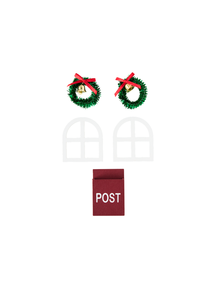 Miniature postbox set