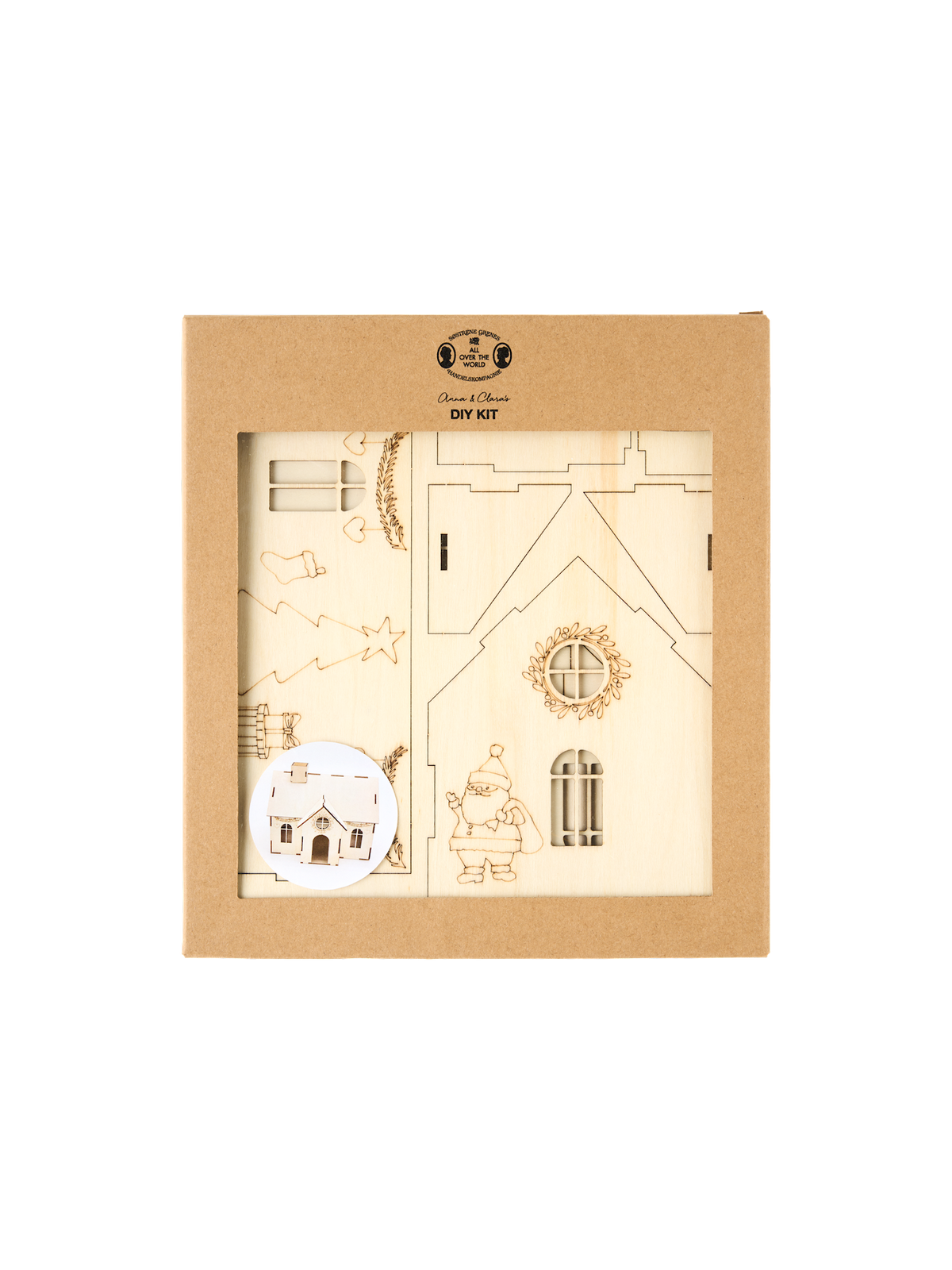Paint-your-own Christmas house