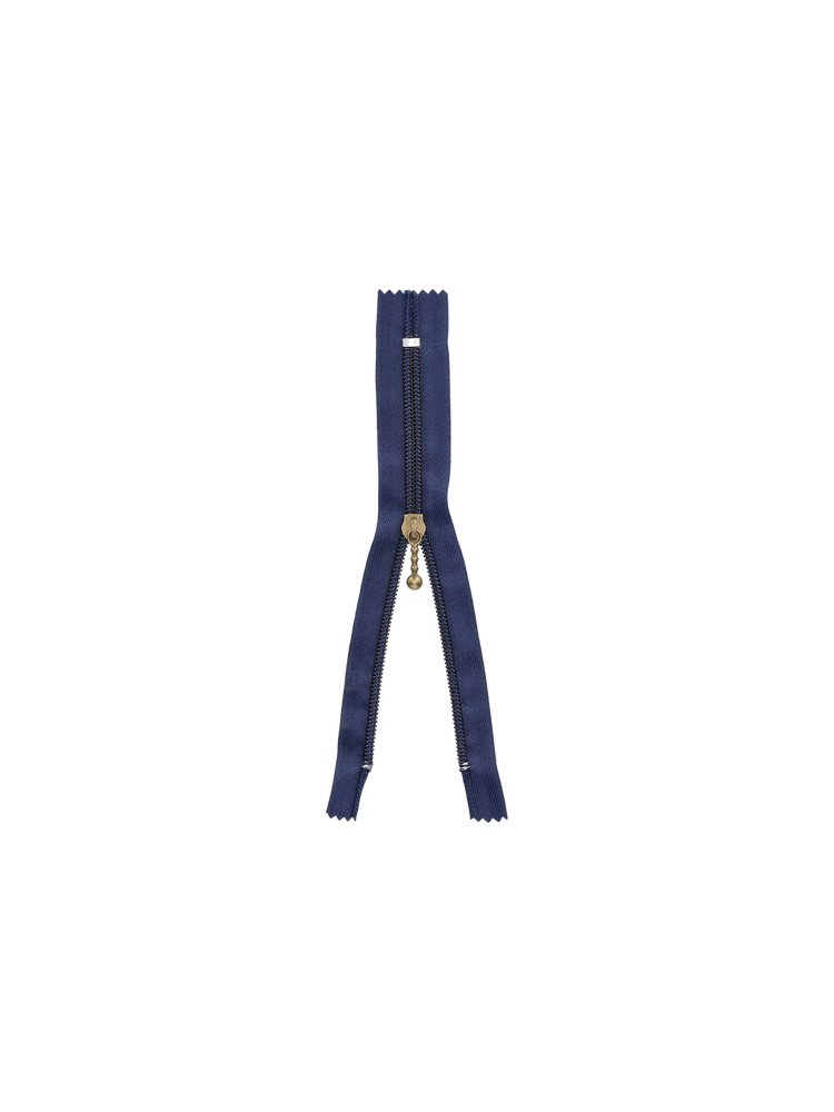 Metal zipper