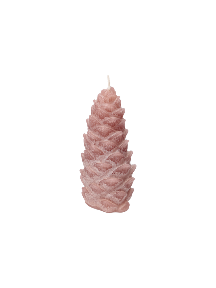 Pillar candle pine cone