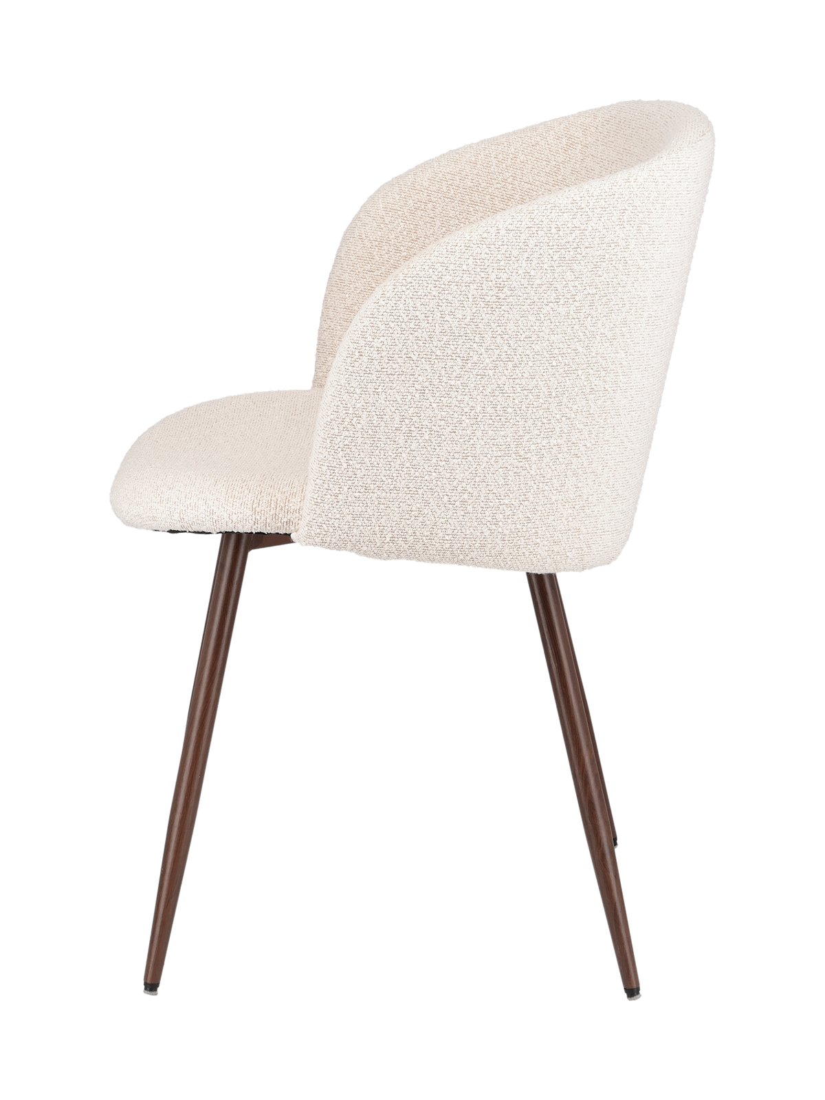 ANNA Dining chair with bouclé fabric