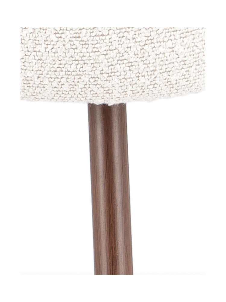 ANNA Dining chair with bouclé fabric