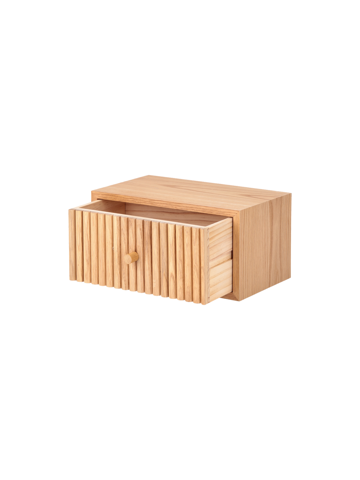 Floating shelf with drawer