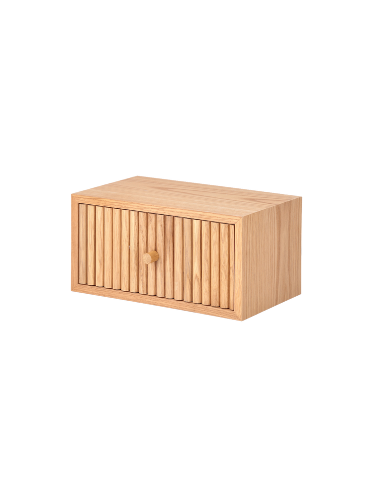 Floating shelf with drawer