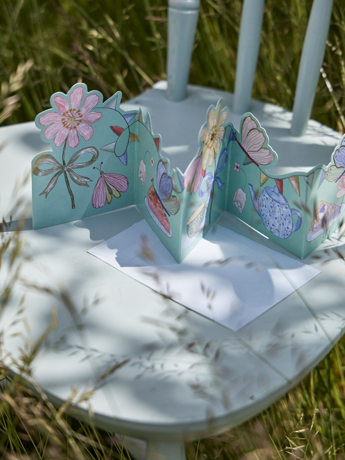 Fold out card