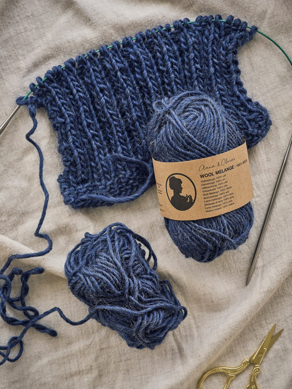 Superwash wool yarn