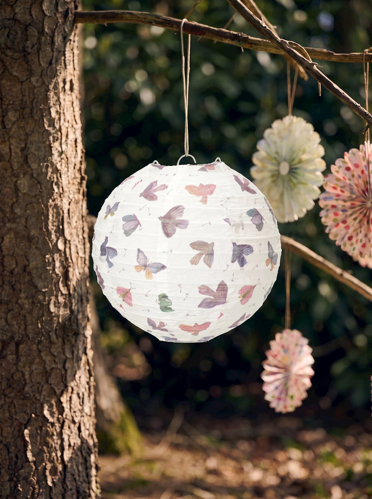 Decorative rice paper lantern