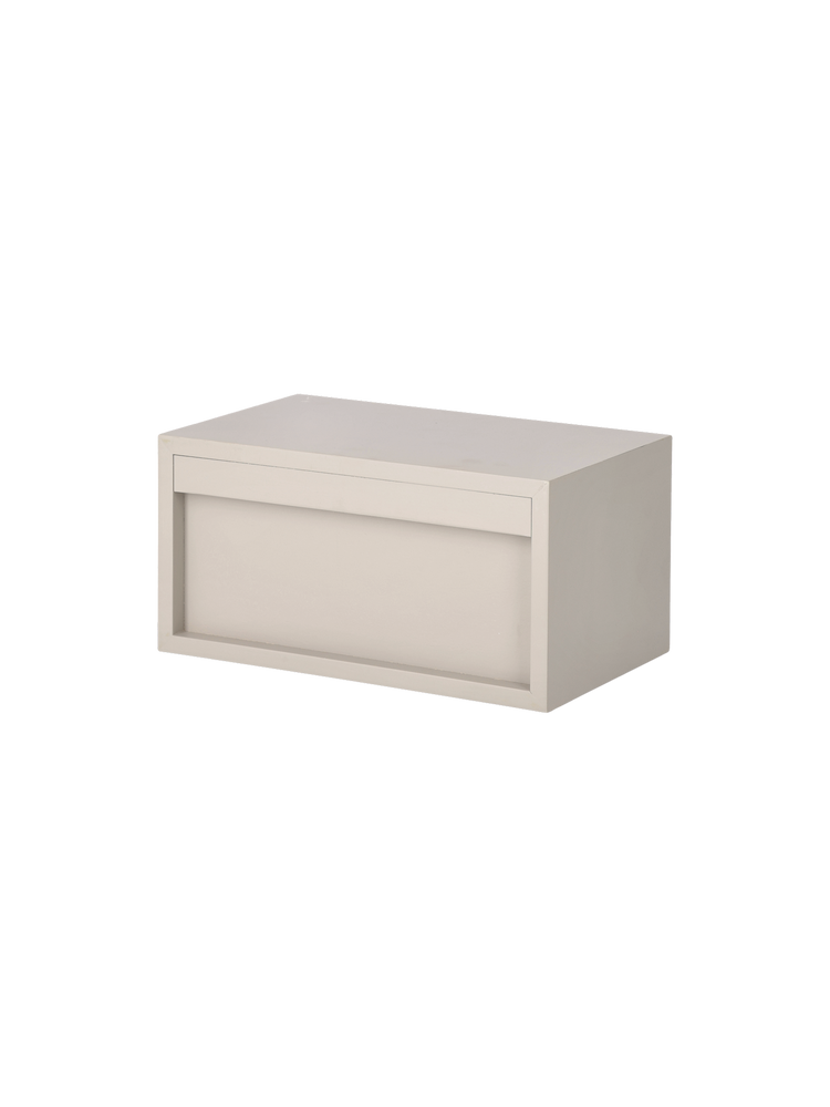 Floating shelf with drawer