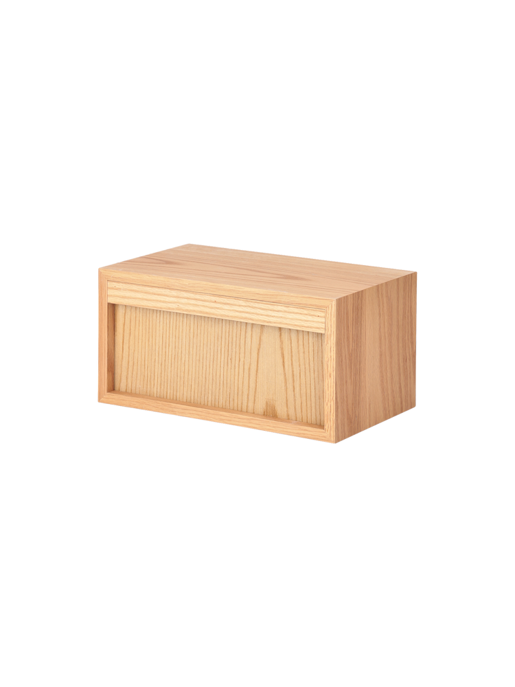 Floating shelf with drawer