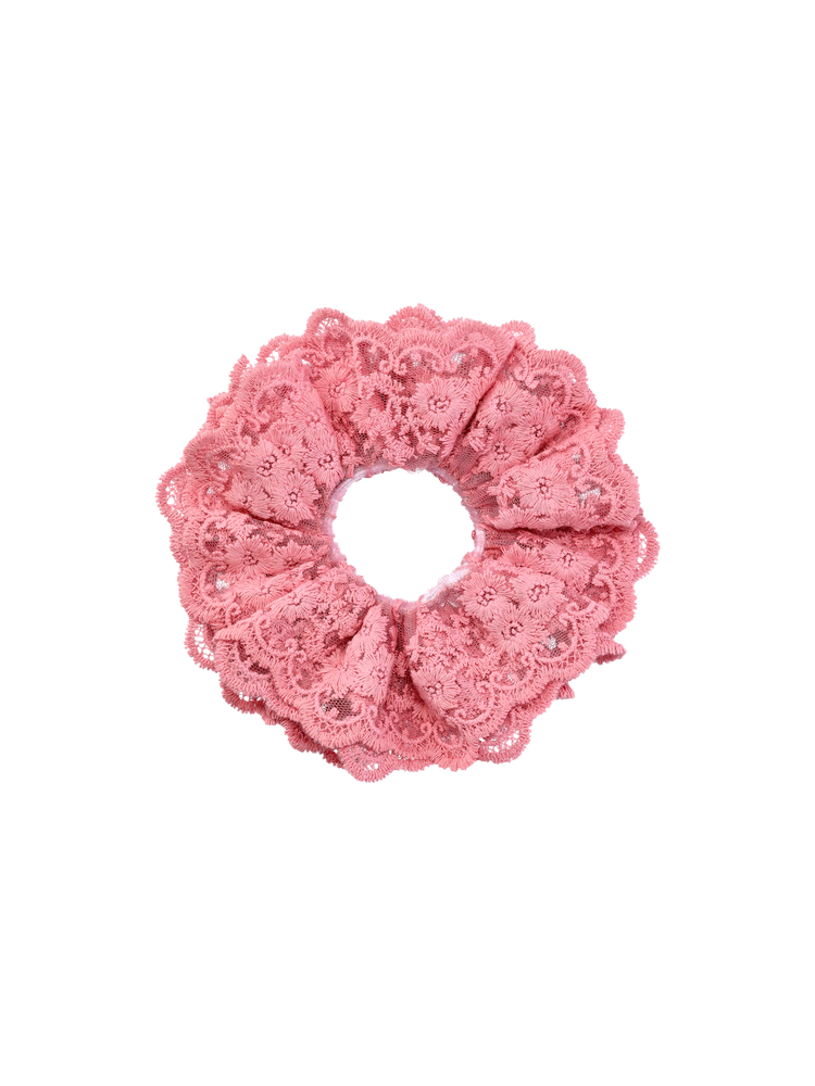 Hair scrunchie lace