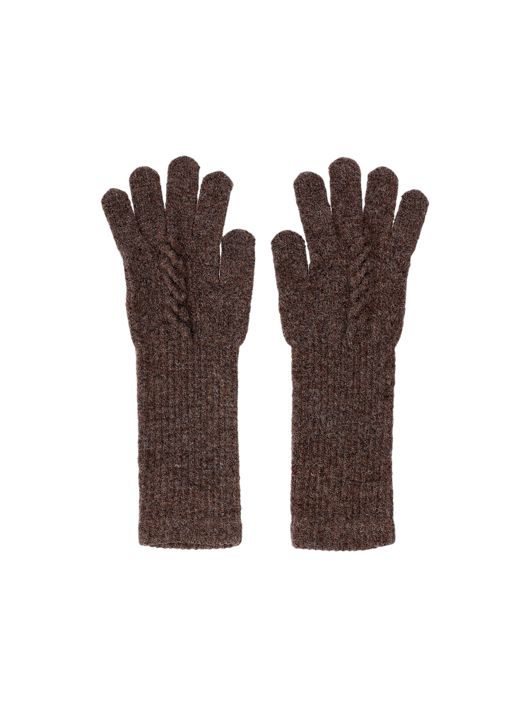Knitted gloves for adults