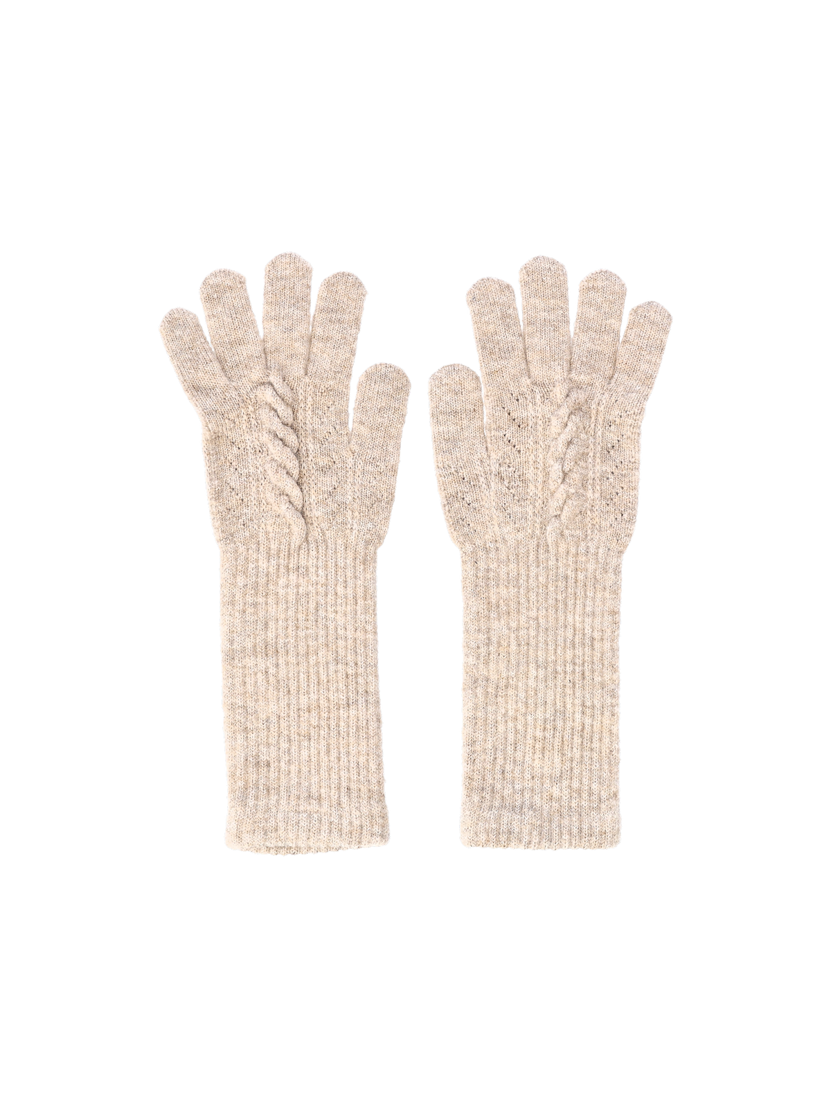 Knitted gloves for adults