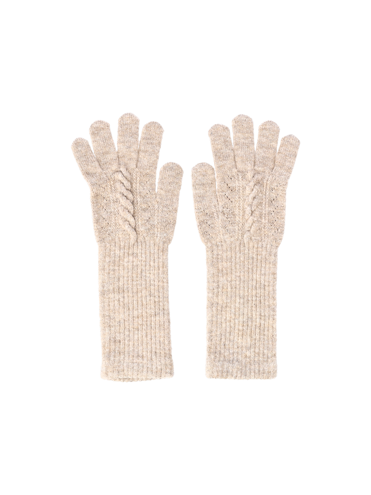 Knitted gloves for adults