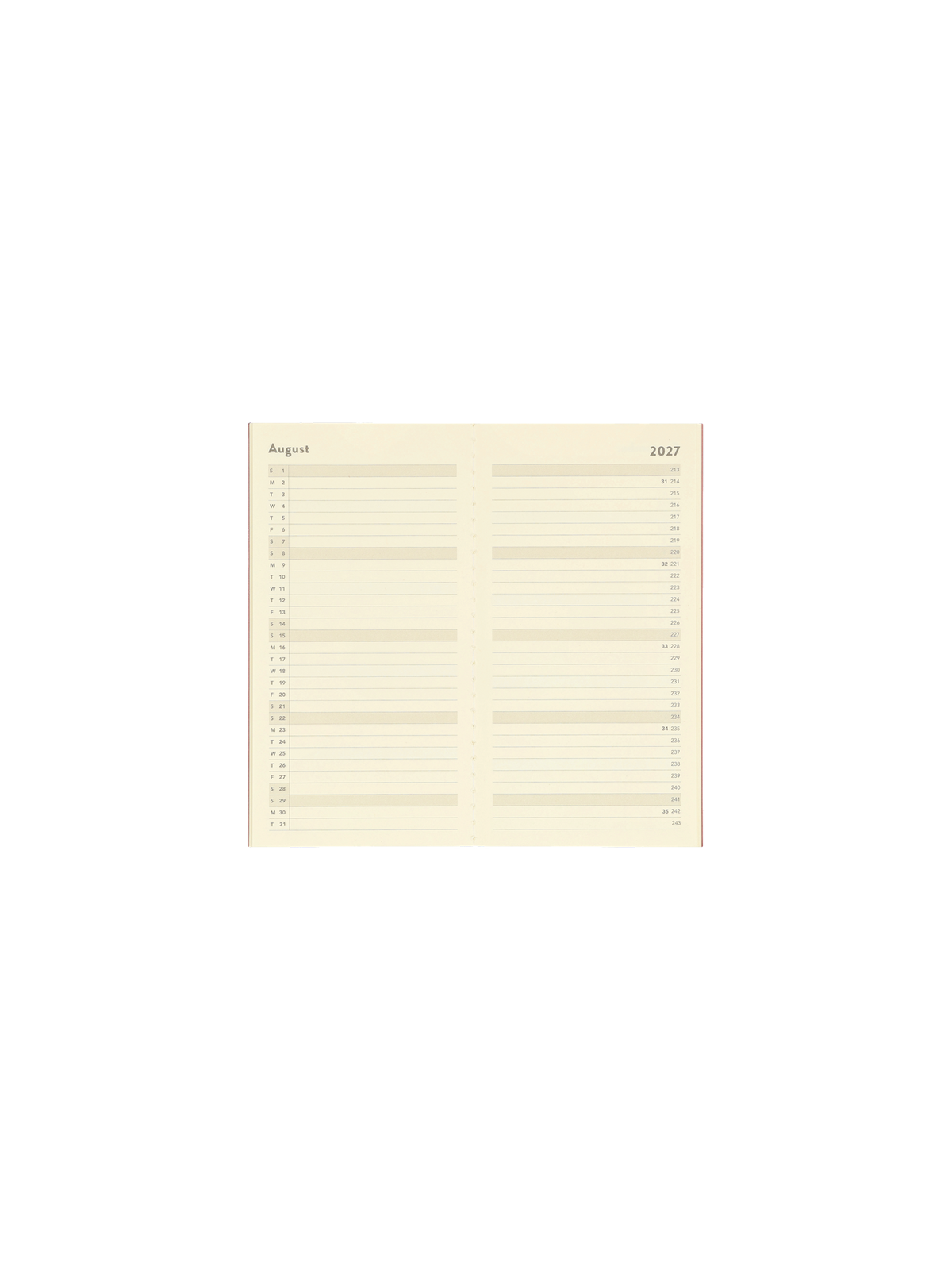 Calendar softcover