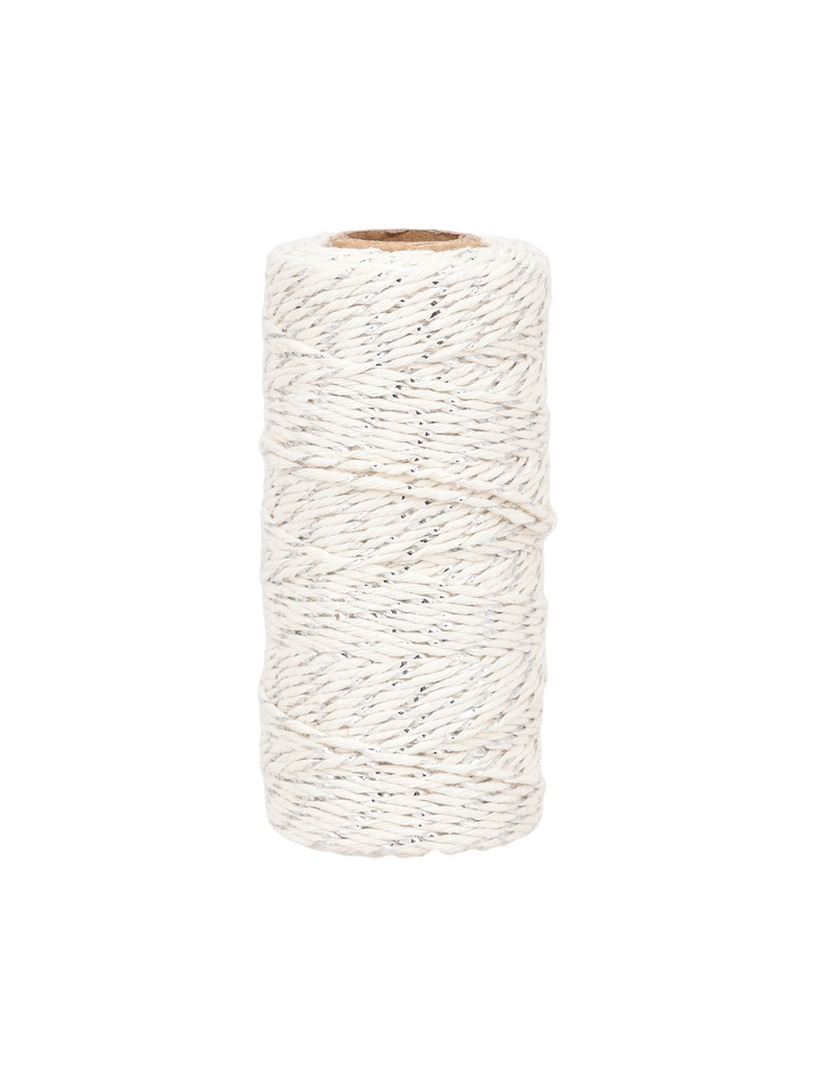 Metallic cotton string