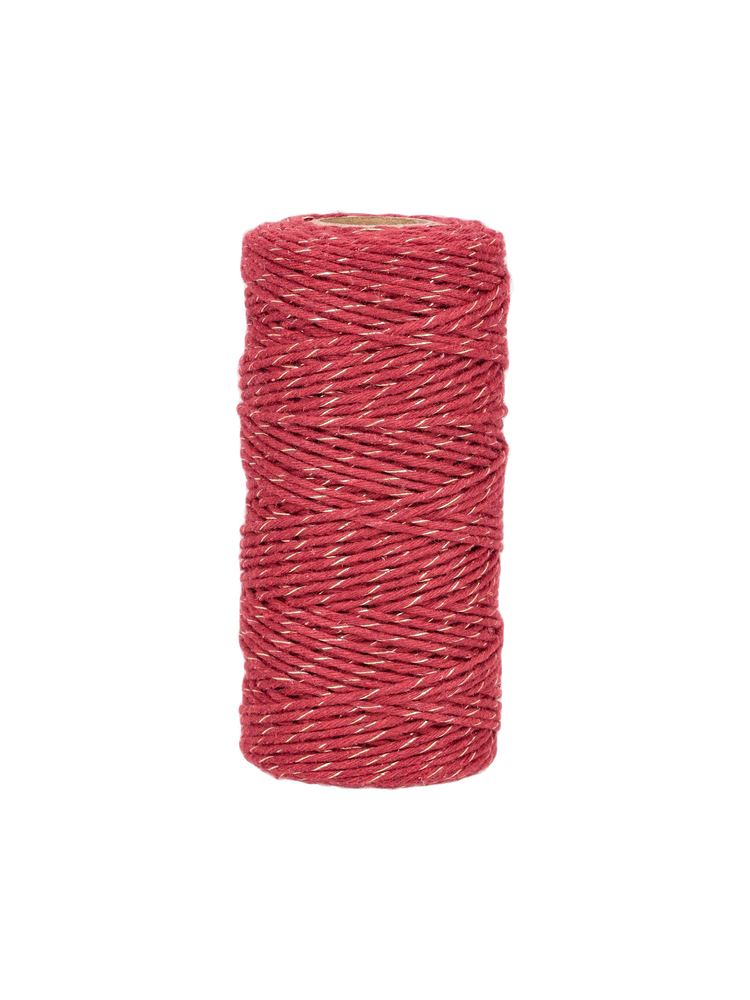 Metallic cotton string