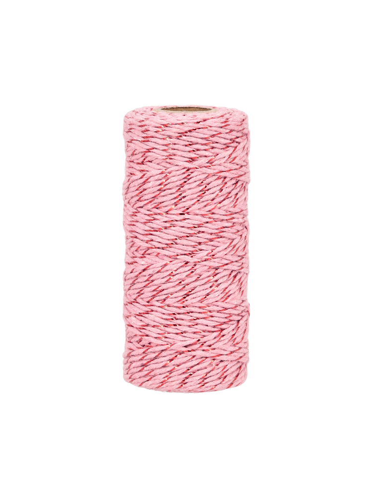 Metallic cotton string