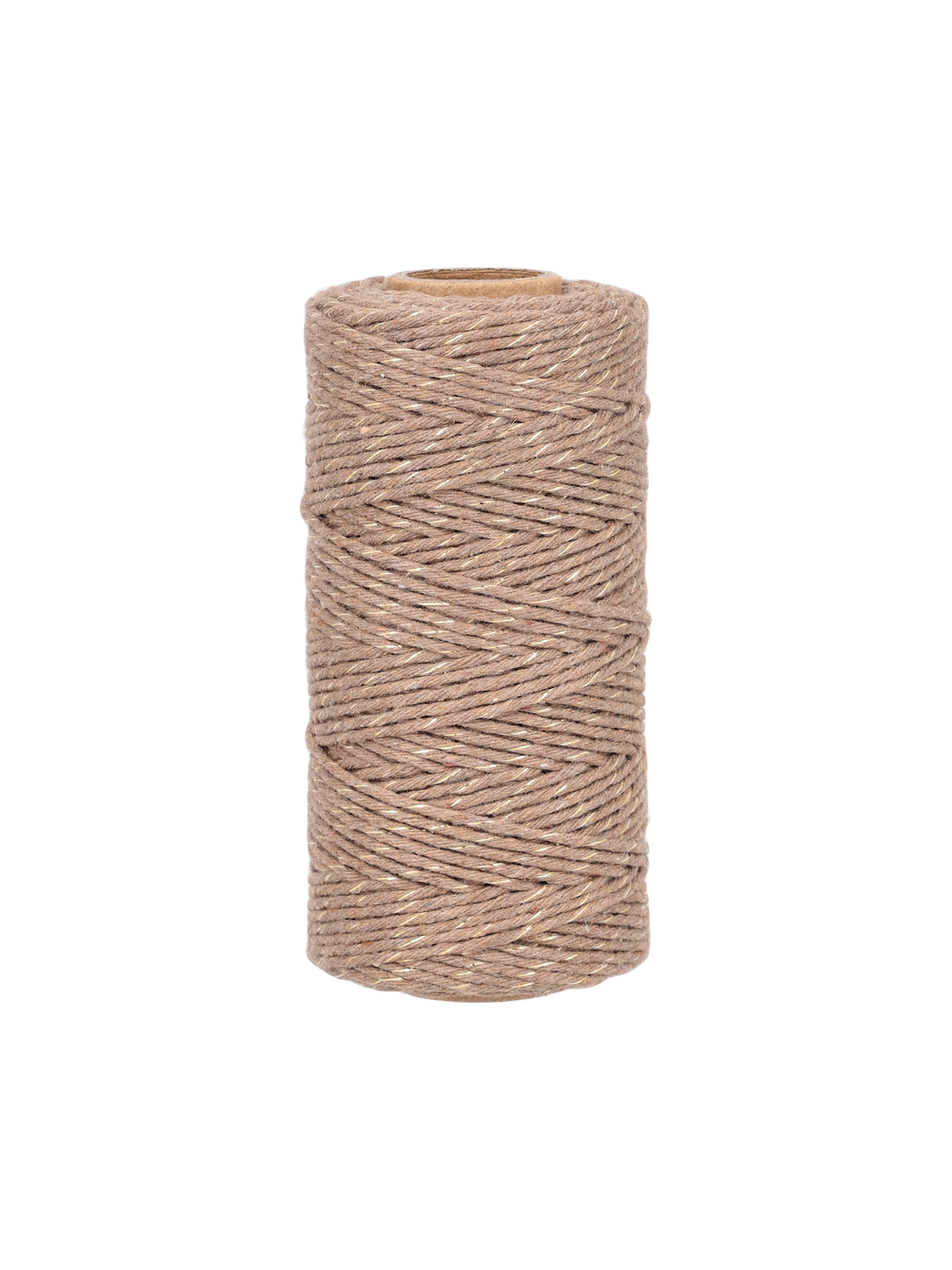 Metallic cotton string