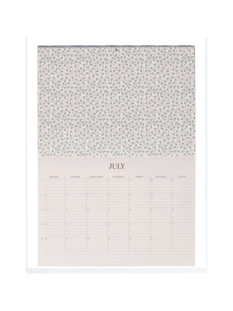 Wall calendar