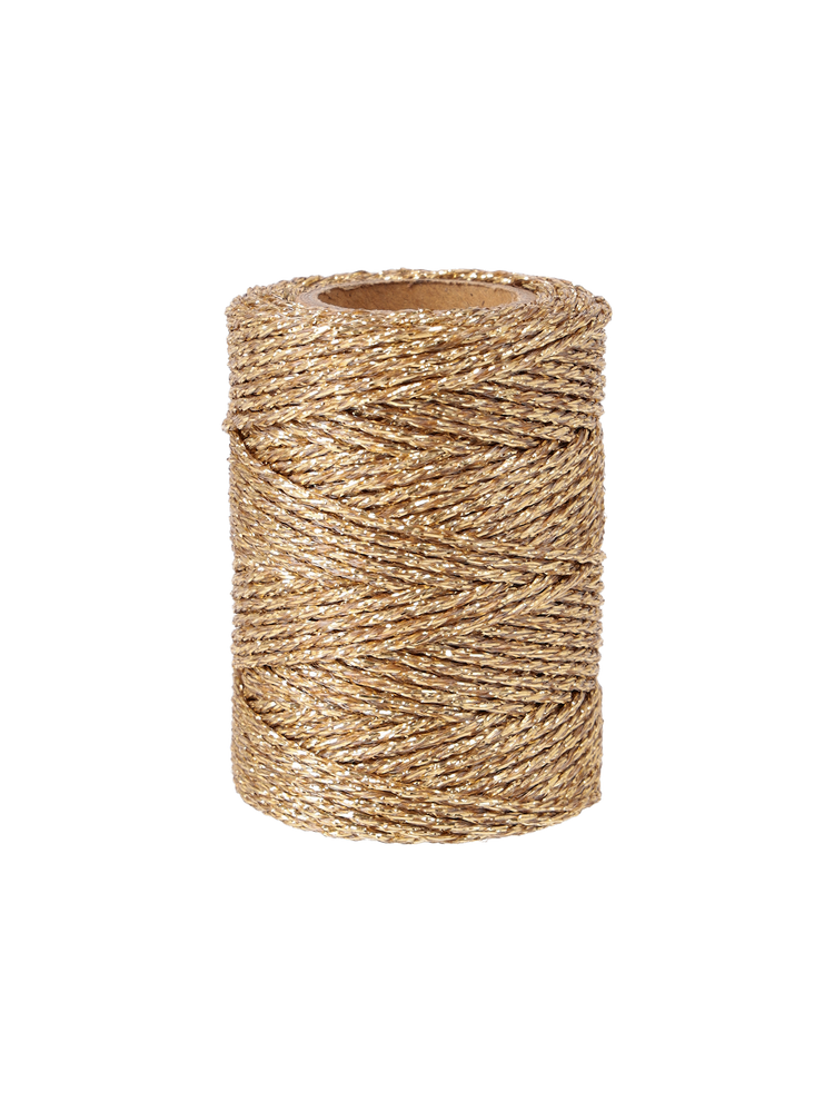 Metallic string gold
