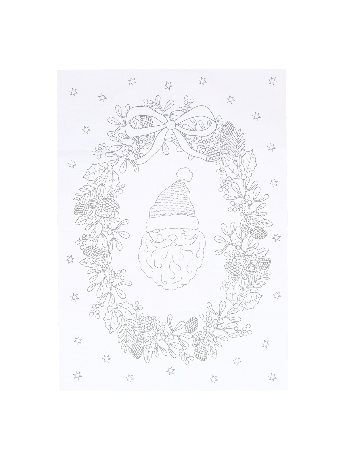 Colouring poster with stickers