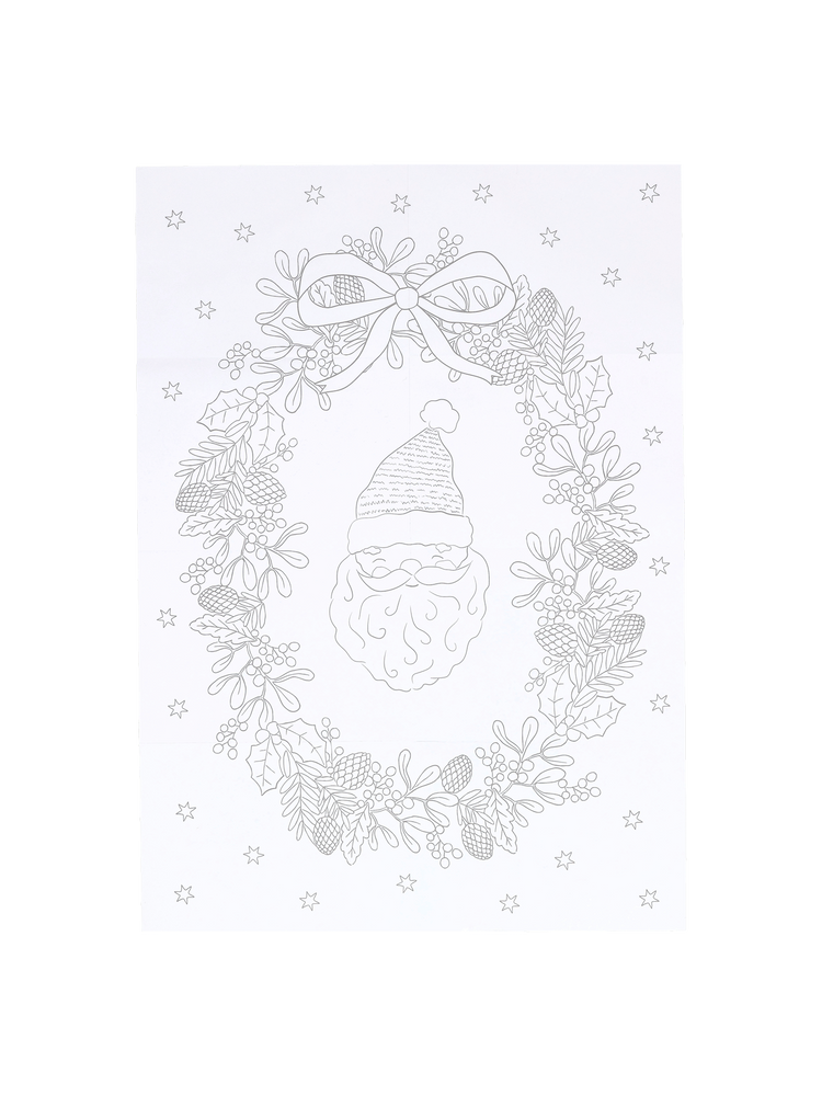 Colouring poster with stickers