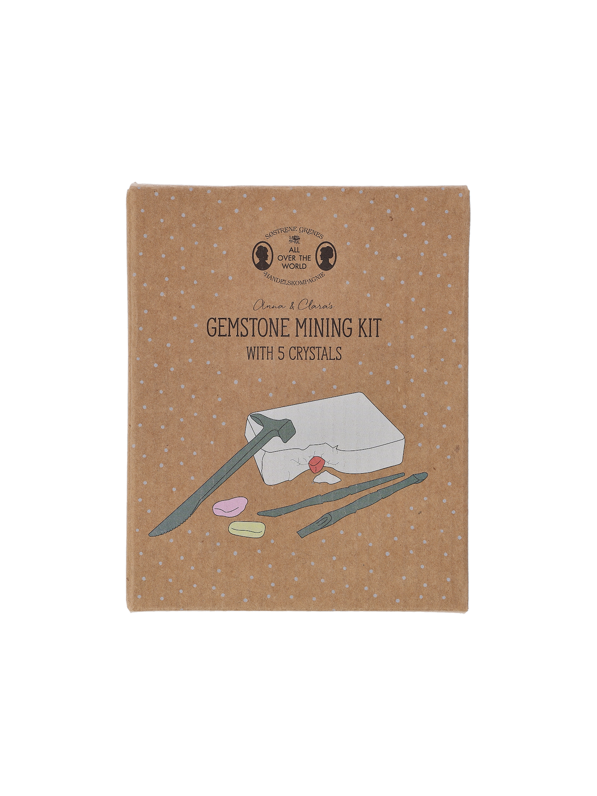 Gemstone mining kit for children