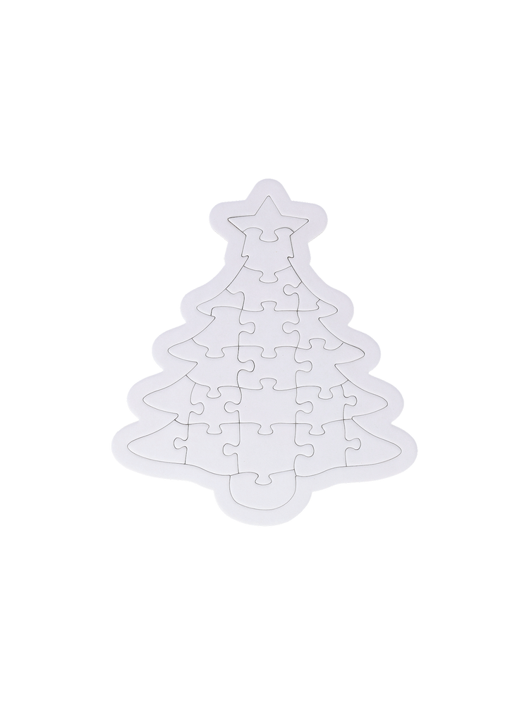 DIY puzzle Christmas tree
