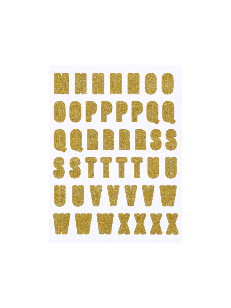 Stickers numbers and letters