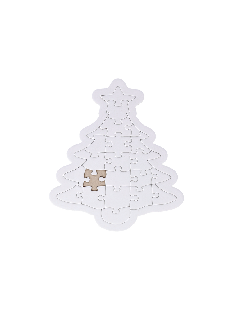 DIY puzzle Christmas tree