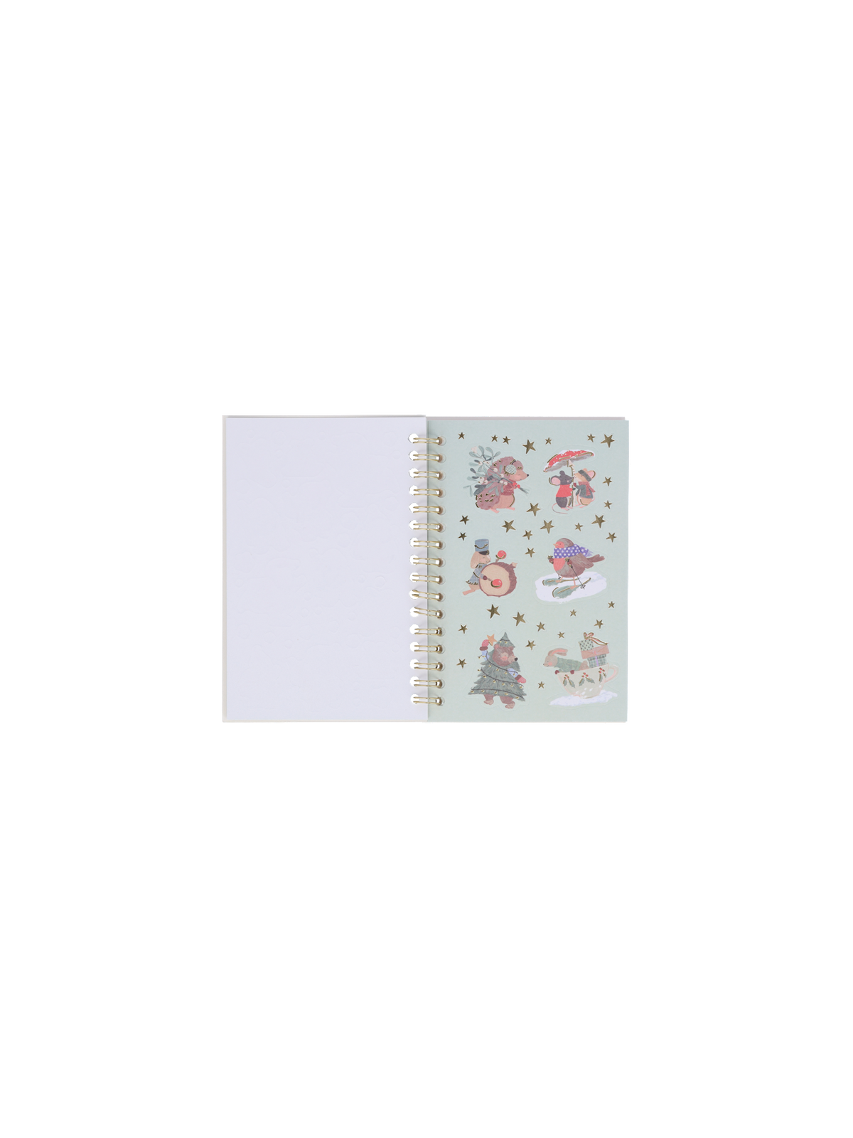 Notebook with stickers