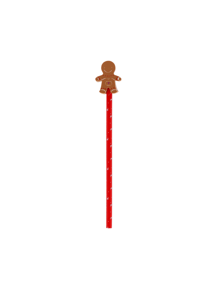 Pencil with gingerbread