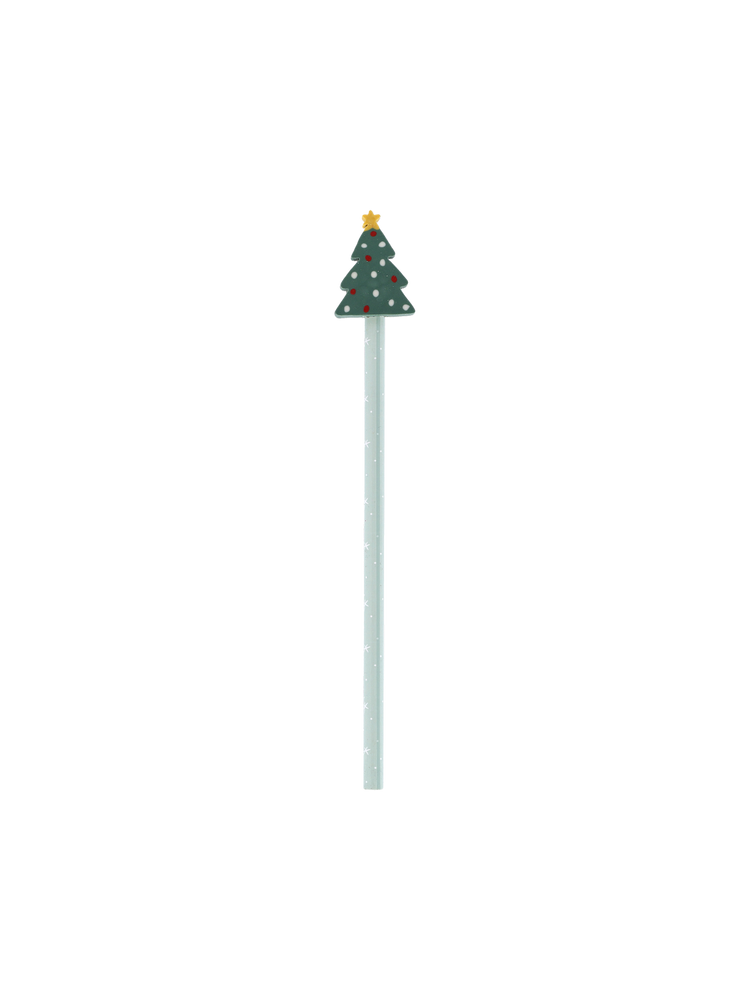 Pencil with Christmas tree