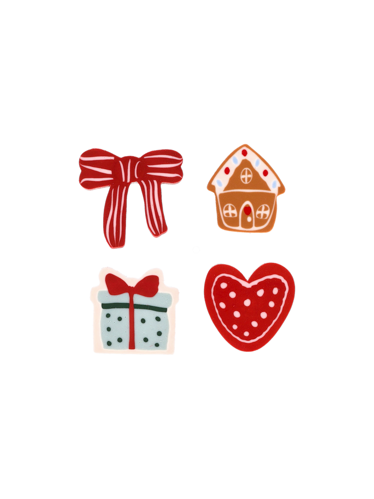 Christmas eraser set