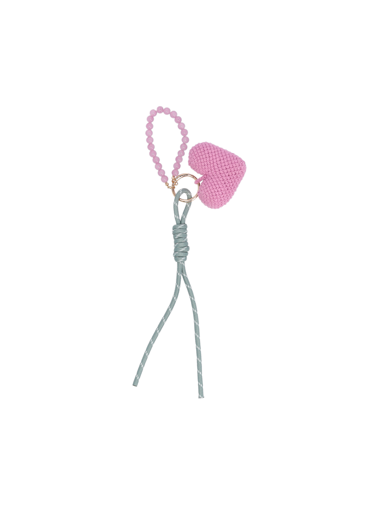 Bag charm heart