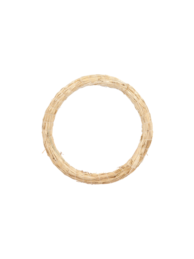 Straw wreath