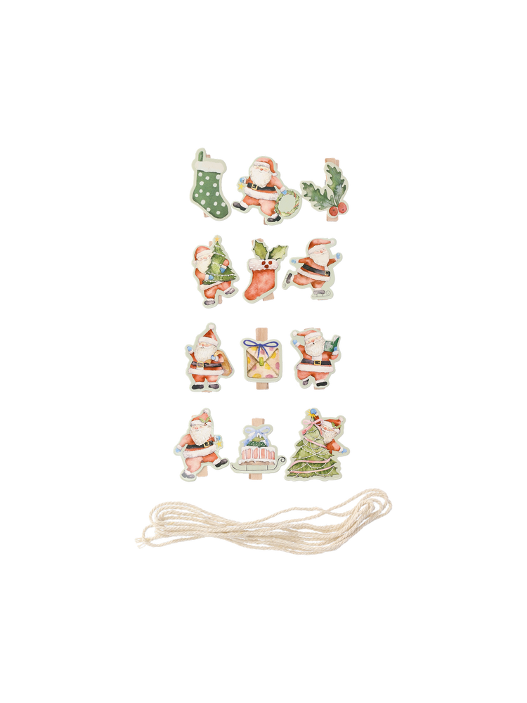 Christmas pegs