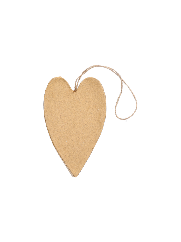 DIY papier mâché heart