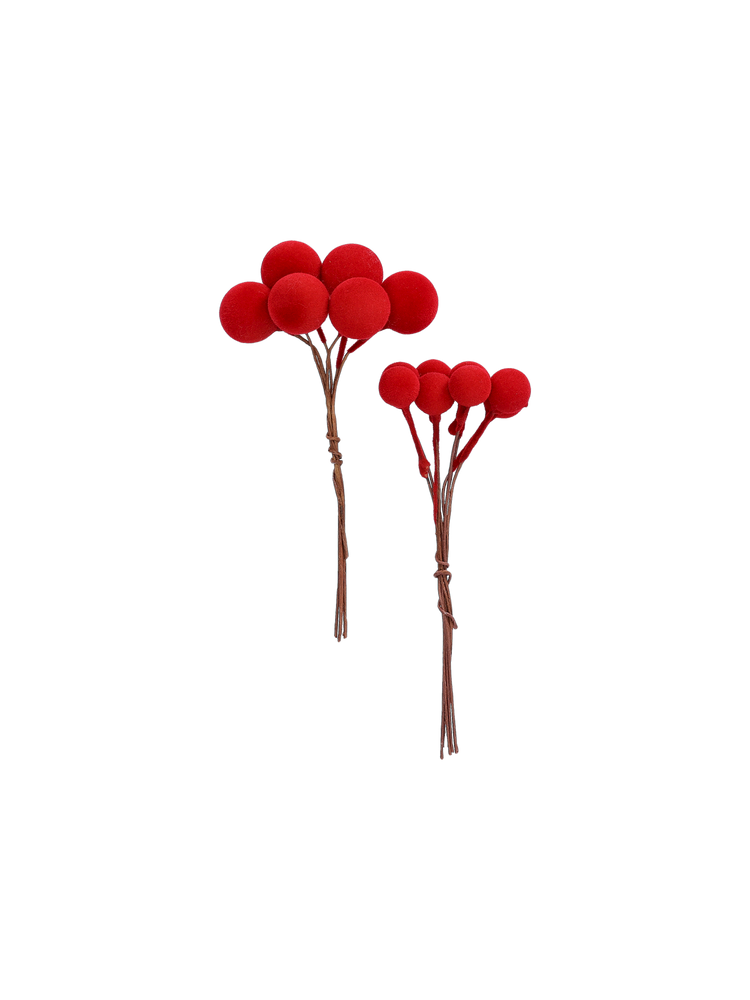 Velvet balls for DIY