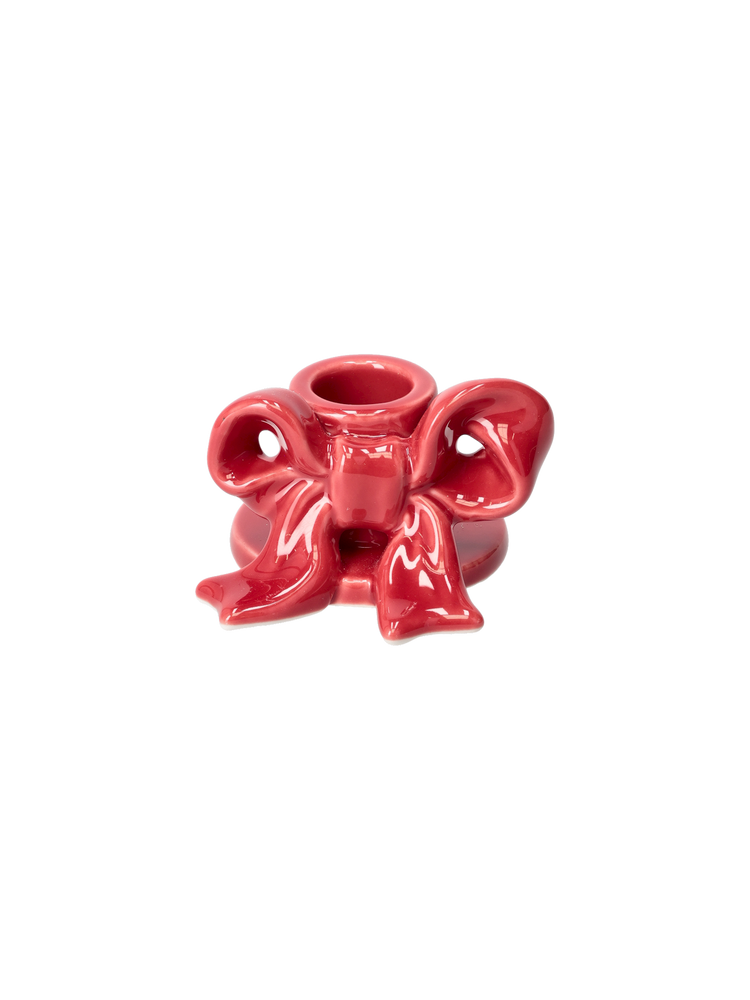 Candle holder bow